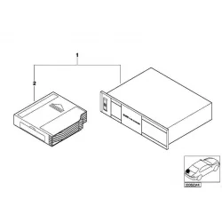 Genuine Exch. BMW 6 CD CHANGER AI (65126913390)