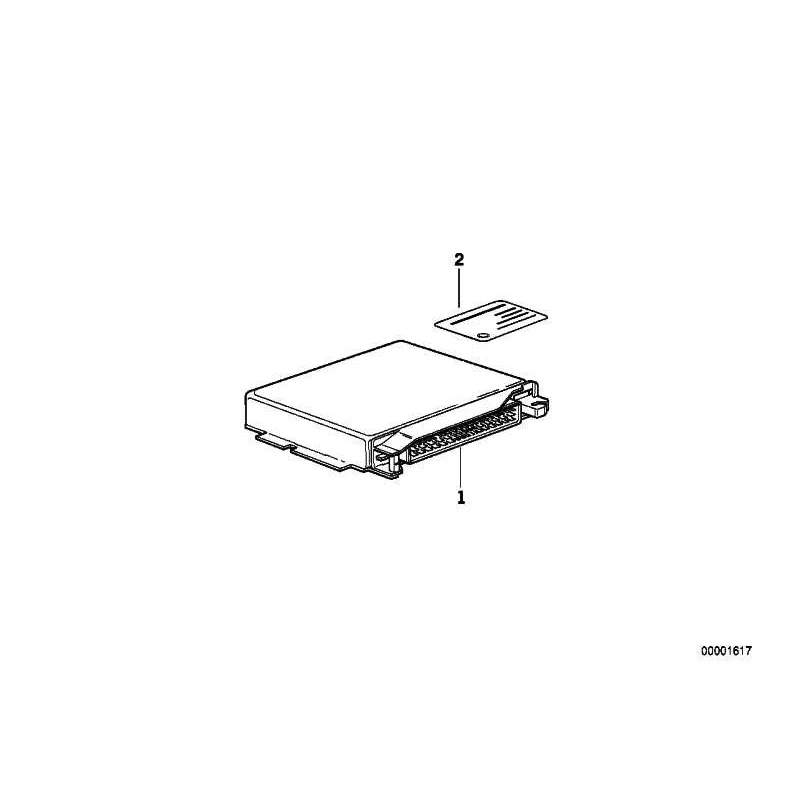 Genuine BMW EXCH Basic control unit DME (12147526754)