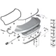 Genuine BMW Right trunk lid hinge (41007417256)