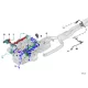 Genuine BMW Wiring harness, engine sensor module (12519425877)
