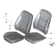 Original BMW Bezug Basis Sitz Leder (52107368595)