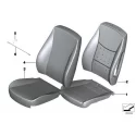 Original BMW Bezug Basis Sitz Leder (52107368595)