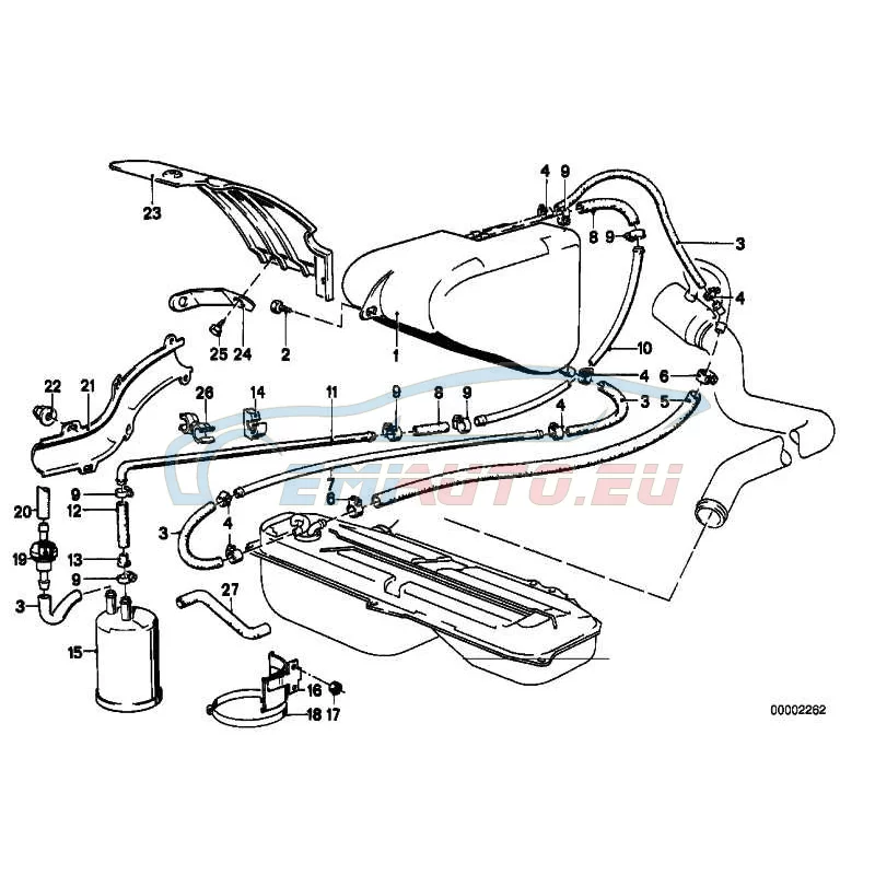 Genuine BMW Hex head screw (07119904129)