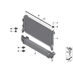 Genuine BMW Charge-air cooler (17517617598)