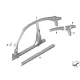 Genuine BMW Bracket, front brace, left (41008063221)