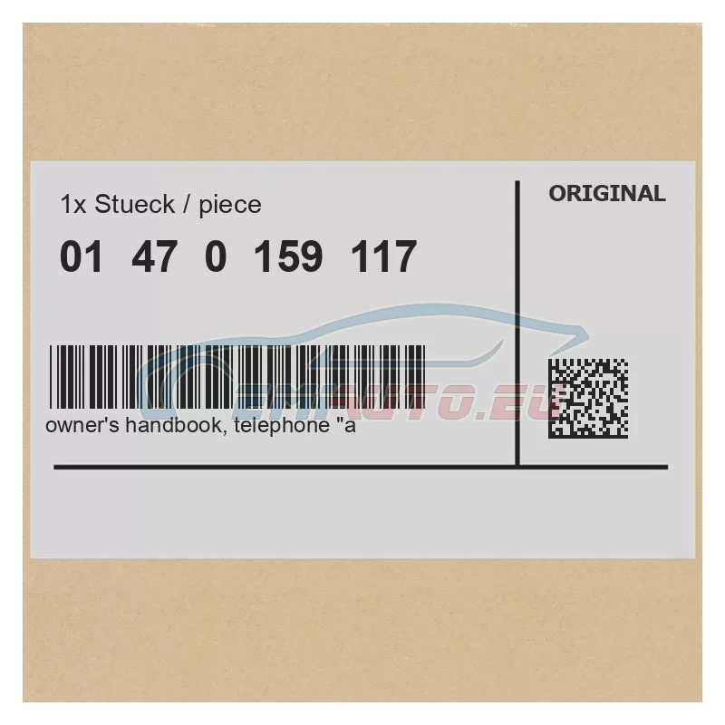 Genuine BMW 01470159117