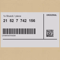 Genuine BMW 21527742156