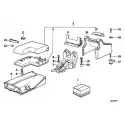 Genuine BMW Console, upper (51168167838)