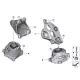 Genuine BMW Engine mount, left (22116865469)