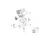 Genuine BMW Throttle actuator bracket (12721407875)
