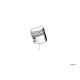 Genuine BMW Mahle piston (11251309804)