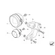 Genuine BMW Headlight bracket, left (63127672979)