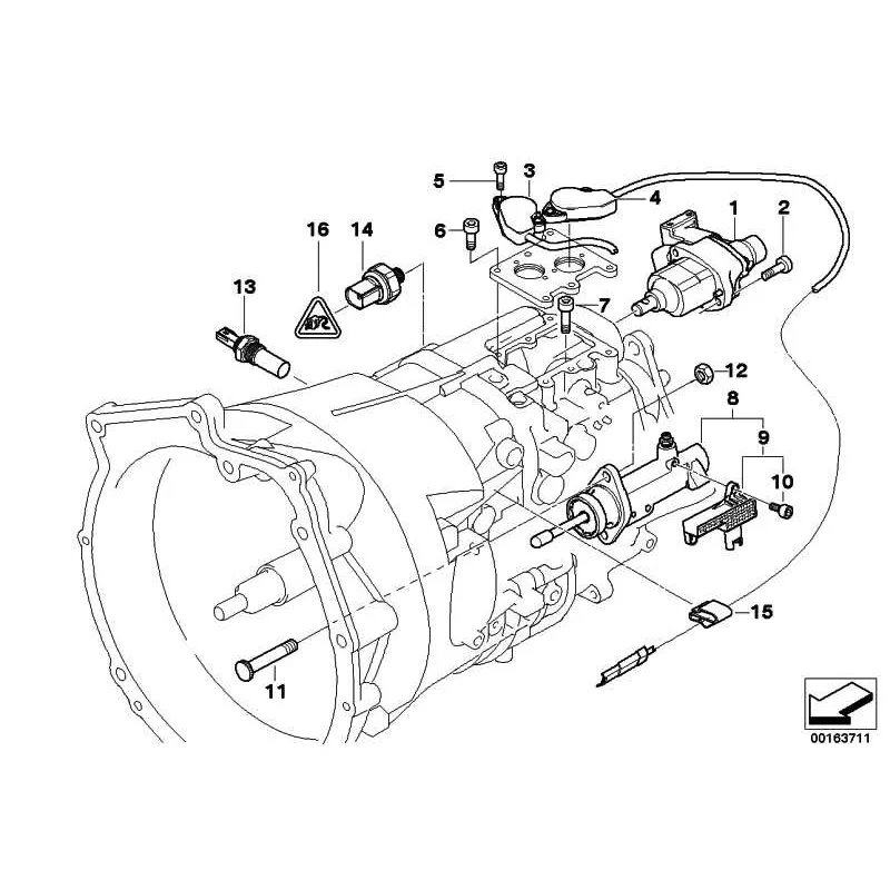 Original BMW Wählsensor (23427507020)