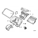 Genuine BMW SEALING FRAME (64111387975)