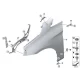 Genuine BMW Side panel, front right (41007382184)