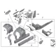 Genuine BMW Rear left engine support (41007412941)