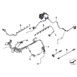 Genuine BMW Engine wiring harness, engine module (12518513251)