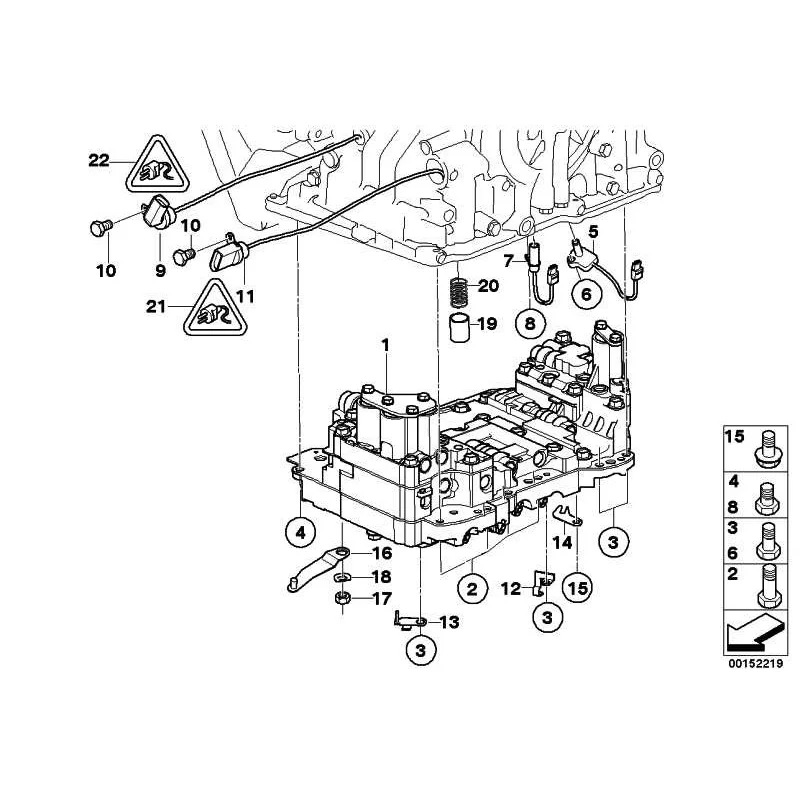 Genuine Mini RP gearshift unit (24347551103)