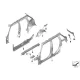Genuine BMW Left interior side frame (41007408753)