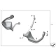 Original BMW Halter Handschutz links (32718393821)