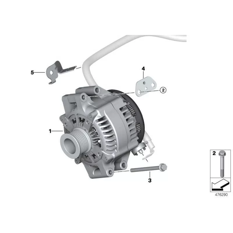 Genuine BMW Alternator (12317848603)