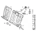 Original BMW Rahmen Rückenlehne links (52202996120)