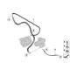 Genuine BMW Cable alternator-starter-base B+ (12427810860)