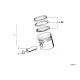 Genuine BMW Piston (11251314436)