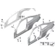 Genuine BMW Right rear side panel (41007344968)