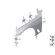Genuine BMW Side panel bracket, front left 2 (41007481065)