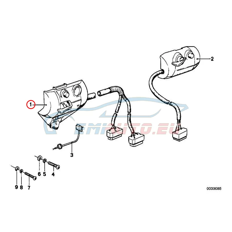 Original BMW Kombischalter links (61311243865)