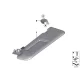 Genuine BMW Sun visor bracket (51167486758)