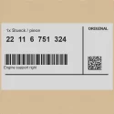 Genuine BMW Engine support right (22116751324)