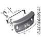 Genuine BMW Buffer, adjustable (51247281457)
