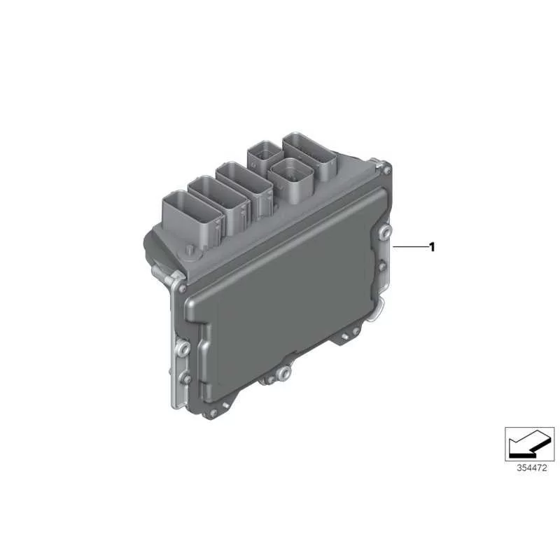 Genuine BMW Basic control unit DME MEVD 1723 (12148662848)