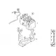 Original BMW Halter Druckmodulator (34517677083)