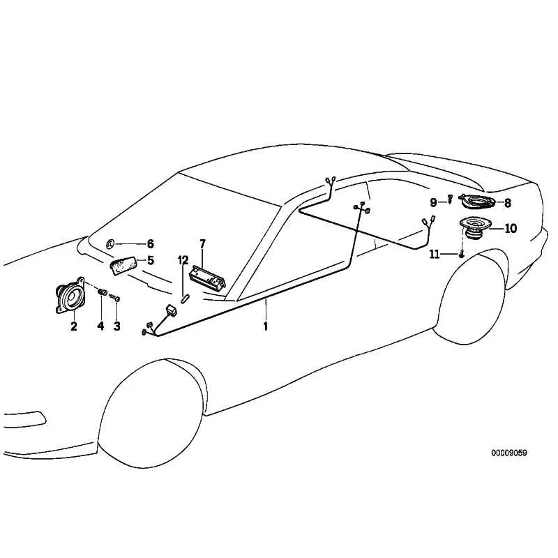 Genuine BMW Frame (65121388703)