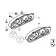 Original BMW Instrumentenkombination uncodiert (62112497720)