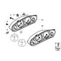 Original BMW Instrumentenkombination uncodiert (62112497720)