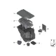 Genuine BMW Bottom part, E-Box (12907525674)