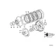 Genuine BMW Outer disc (24231209825)