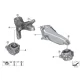 Genuine BMW Engine supporting bracket, left (22116859019)