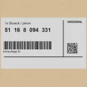 Genuine BMW 51168094331