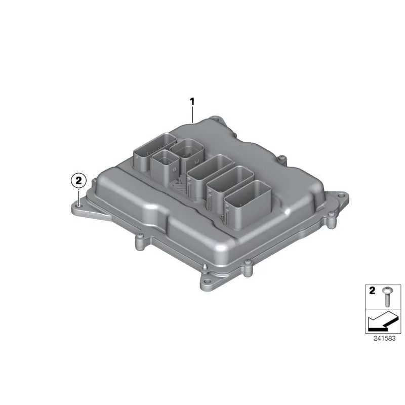 Genuine BMW Basic control unit DME (12148626172)