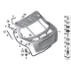 Genuine BMW Right trunk lid hinge (41002759116)