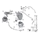 Genuine BMW Engine mount, right (22116860478)