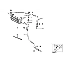 Genuine BMW Oil cooler (17211342924)