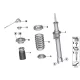 Original BMW Federbein vorn links (31312284665)