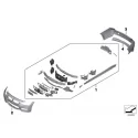 Genuine BMW Panel, bumper, primed, front (51118067949)