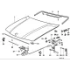 Genuine BMW RIGHT ENGINE HOOD HINGE (41618135074)